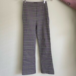Urban Outfitters Black and Green Plaid Pants XS